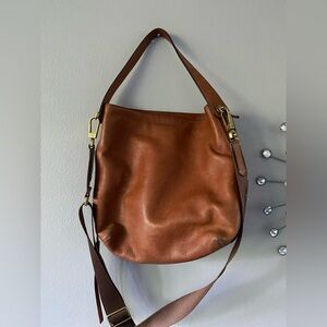 Fossil | hobo purse Shoulder Bag brown leather